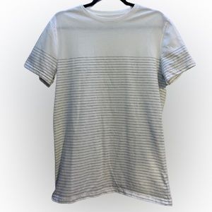 Goodfellow & Co Men’s S White Half Striped Tee